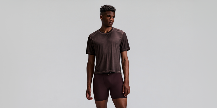 Men's FrioSoft™ Perforated Box Tee - Espresso