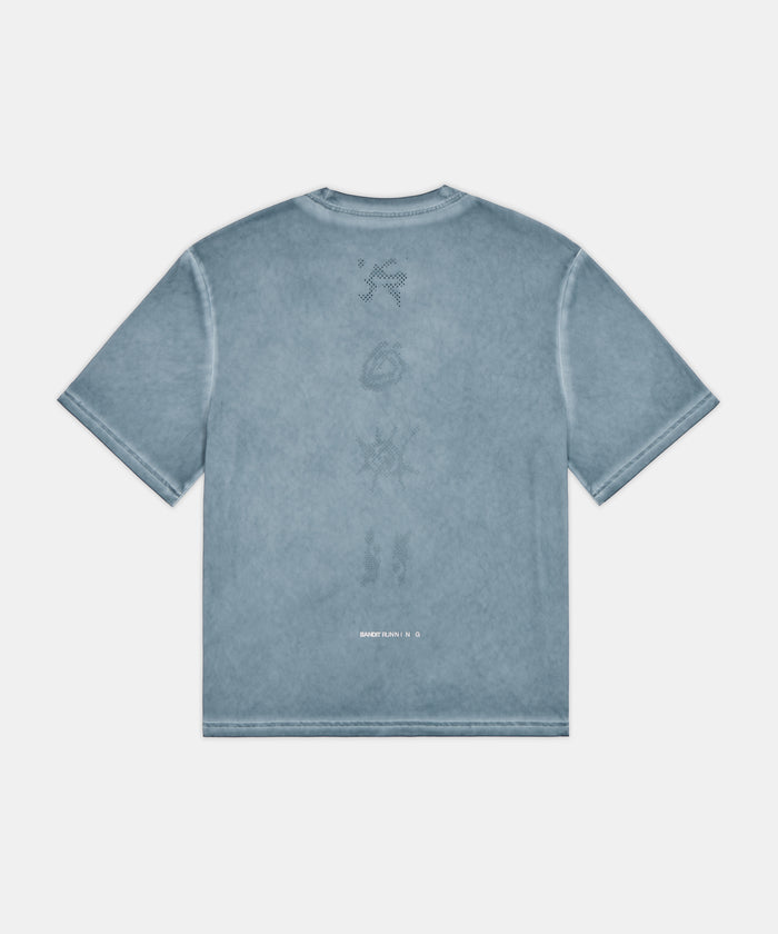 Men's FrioSoft™ Performance Box Tee - Tranquil Blue SaltFade™