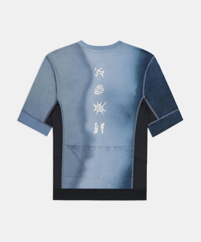 Men's GeoMesh™ Race Top - Tranquil Blue