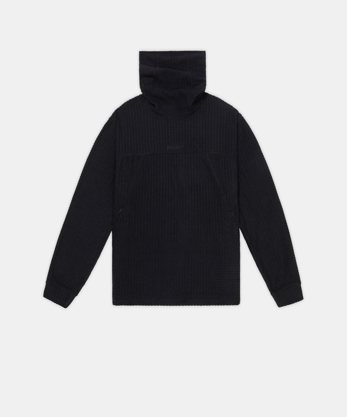 Men's MacroSoft Grid™ Funnelneck - Black