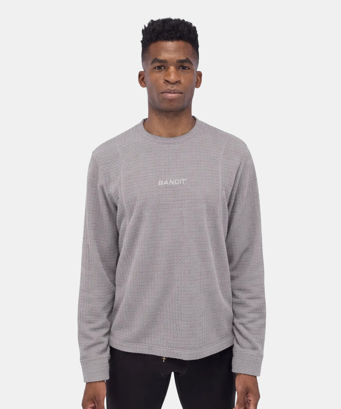 Men's MacroSoft Grid™ Pullover - Zinc