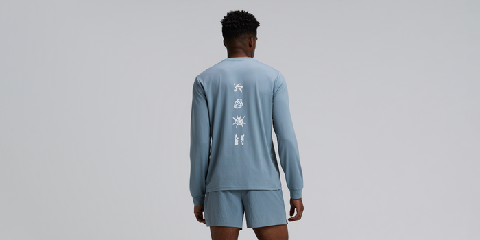 Men's Micromesh™ Long Sleeve - Tranquil Blue