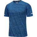 Men’s Quick Dry Gym T-Shirt, Blue Lightweight Short Sleeve Training Top