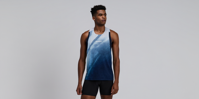 Men's Specter™ Race Singlet - Undertow Ink Blue Multi