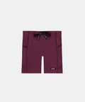 Men's Striped Cadence™ Quarter Tights - Espresso / Azalea