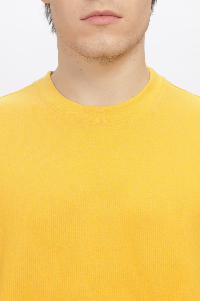 Men's Yellow Oversized T-Shirt