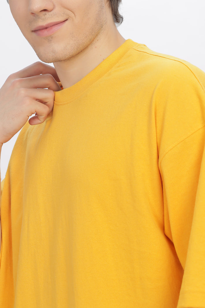 Men's Yellow Oversized T-Shirt