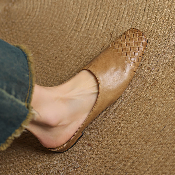 Mila™ Genuine Leather Mules