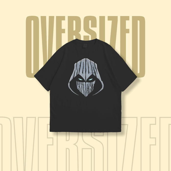 Moon knight Round Neck Oversized T-Shirt