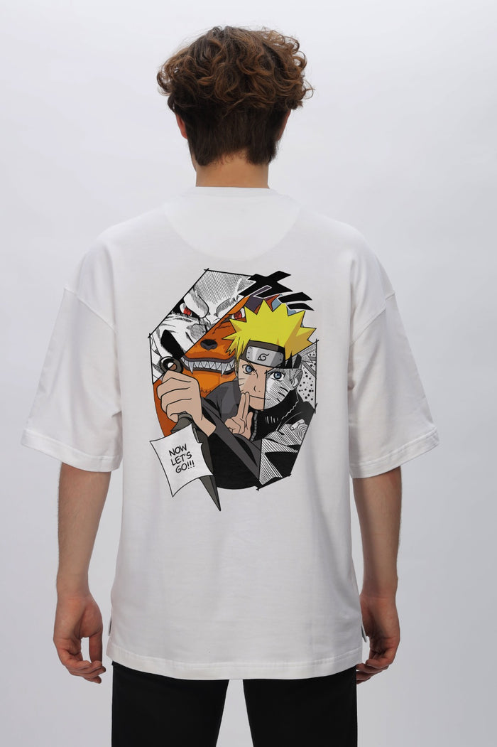 Naruto Round Neck Oversized T-Shirt