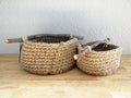 Natural Basket with Branch Handle