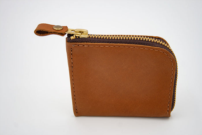 North & East Leather: L-zip Wallet