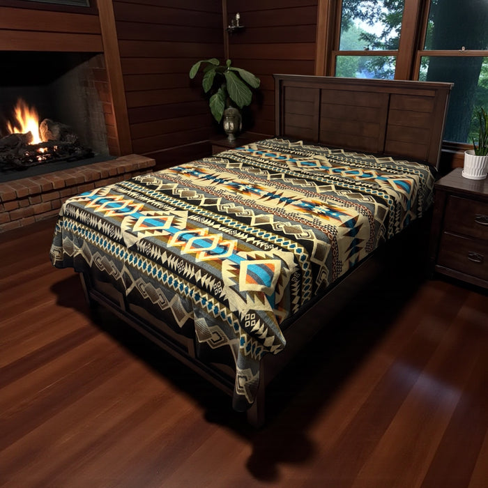 Pebble Creek Alpaca Wool Blanket