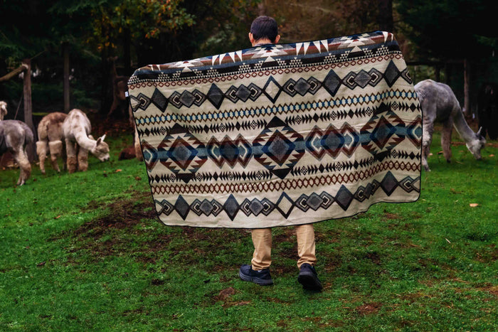 Pebble Creek Alpaca Wool Blanket