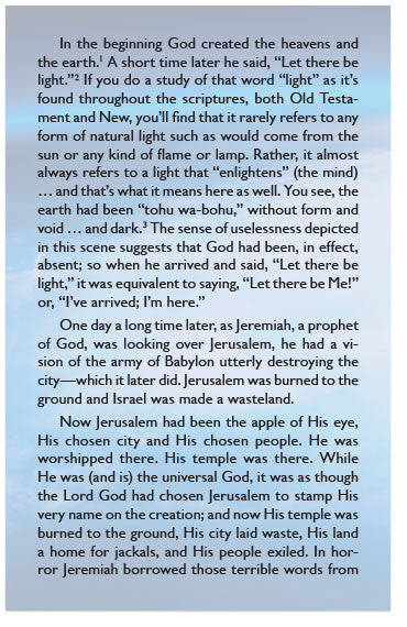 Return of the Light (NASB)