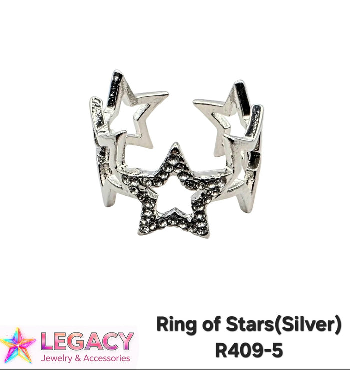 Ring of Stars(Silver) - R409-5
