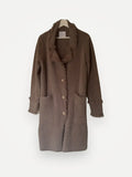 Rino & Pelle Catena Fringe, Taupe-kofta NWOT
