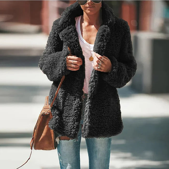 Rose | Women's Cozy Teddy Winter Jacket