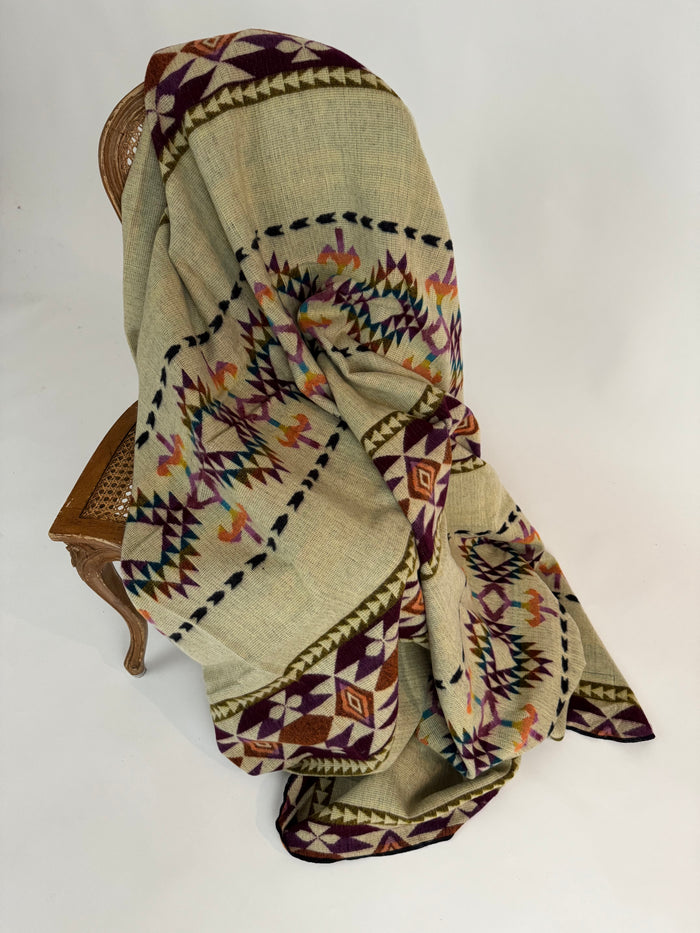 Sacred Valley Alpaca Blanket