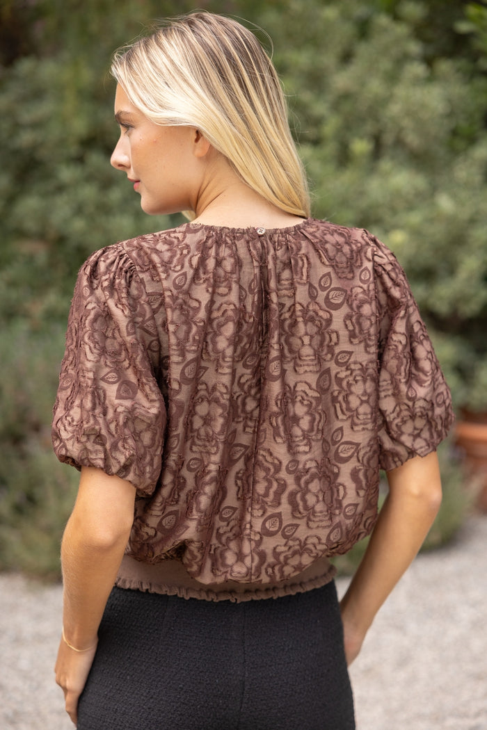 Sagewood Top - Brown