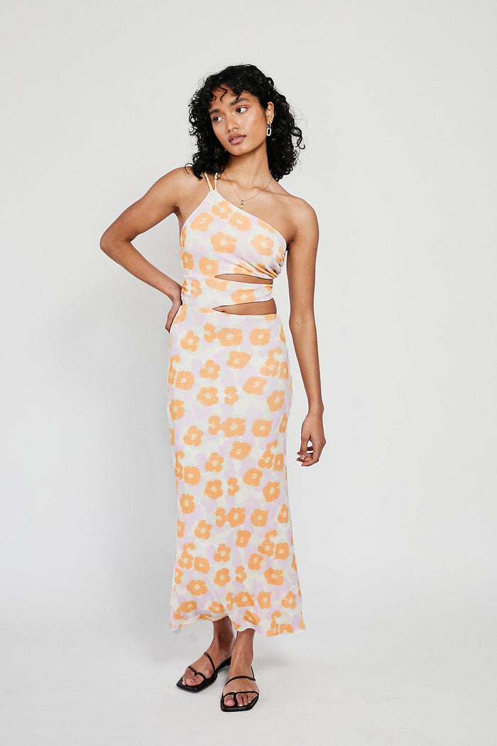 SAMPLE-Kika Dress - Smudge Floral