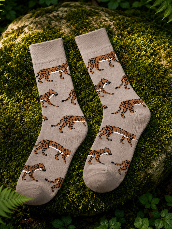 Sandy Socks- Safari Edition