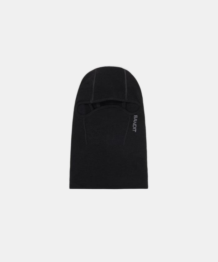 Seamless Merino Balaclava - Black