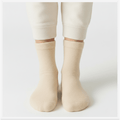 -Socks Affair Cream Furry Socks-