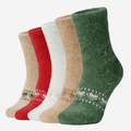 solemate furry socks pack of 5 cozy cotton cushioned warm unisex socks1-Sockscarving® Solemate Cozy Full-Length Furry Edition (Pack of 5 | Unisex)-