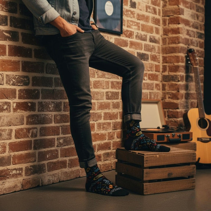 Designer socks for men from Sockscarving Harmonic Limited Edition-Sockscarving's Harmonic Limited Edition-