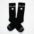 SPADE & CHAIN SOCKS (BLACK)