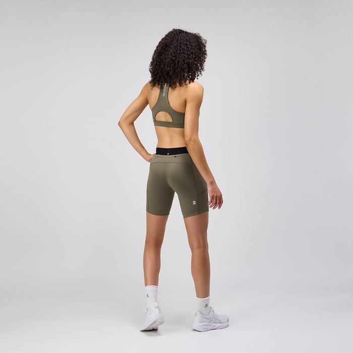 Stamina™ 7" Women's Compression Shorts - Fatigue