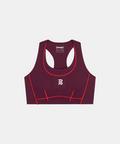 Stamina™ Pop Stitch™ Arco Bra - Fig / Intense Red