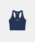 Stamina™ Scoop Neck Race Crop - NY Navy (1st Gen)