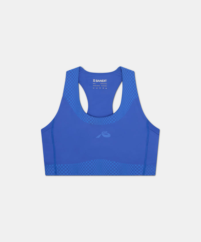 Stamina™ Scoop Neck Run Bra - Deep Peri Blue