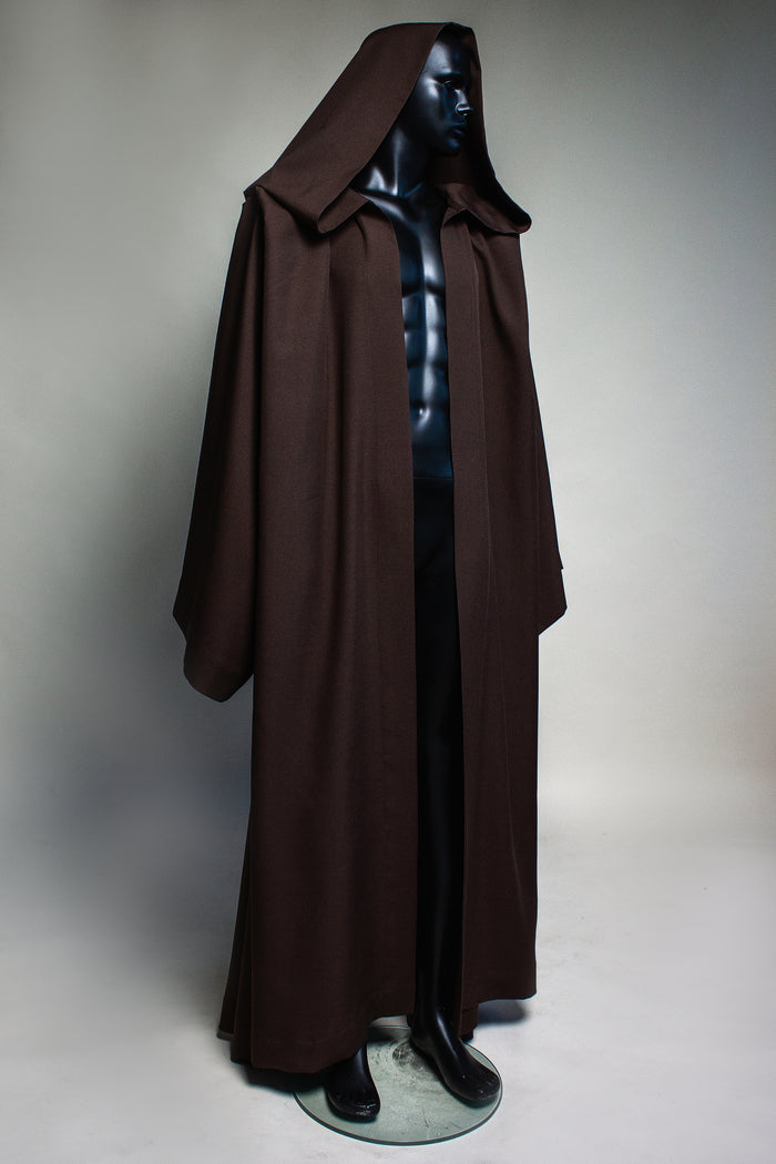 Star Saga Jedi Robe – Obi-Wan Kenobi Hooded Cosplay Cloak