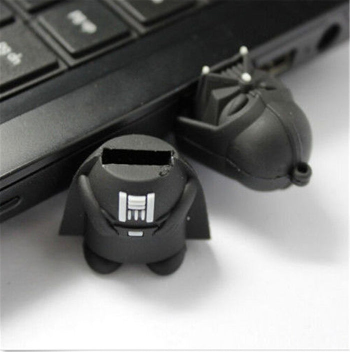 Star Wars Cartoon Darth Vader USB Flash Drive 2.0 Rubber Memory Stick 16gb