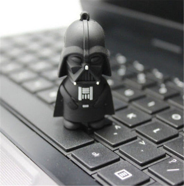 Star Wars Cartoon Darth Vader USB Flash Drive 2.0 Rubber Memory Stick 16gb