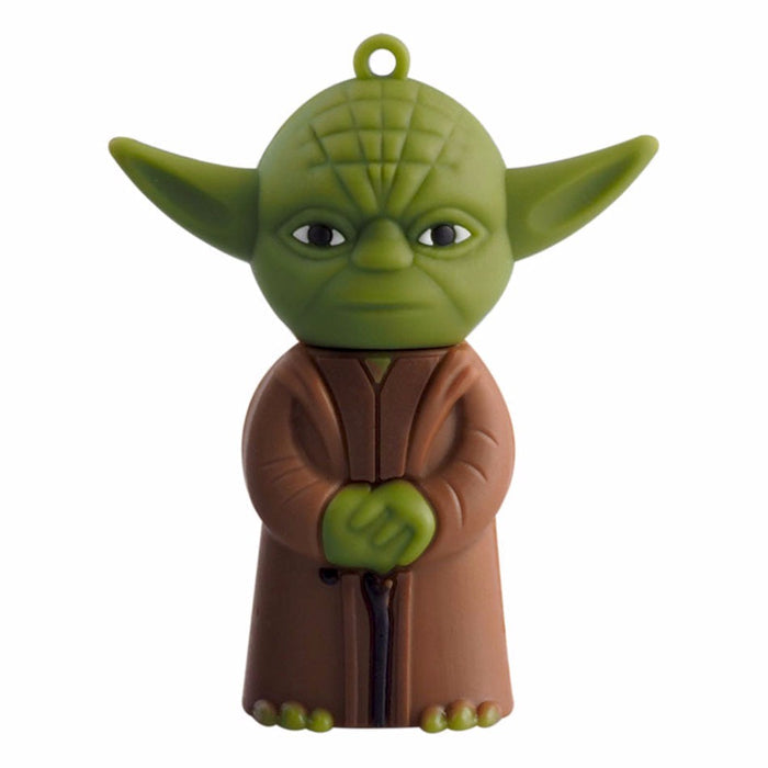 Star Wars Cartoon Yoda USB Flash Drive 2.0 Rubber Memory Stick 16gb