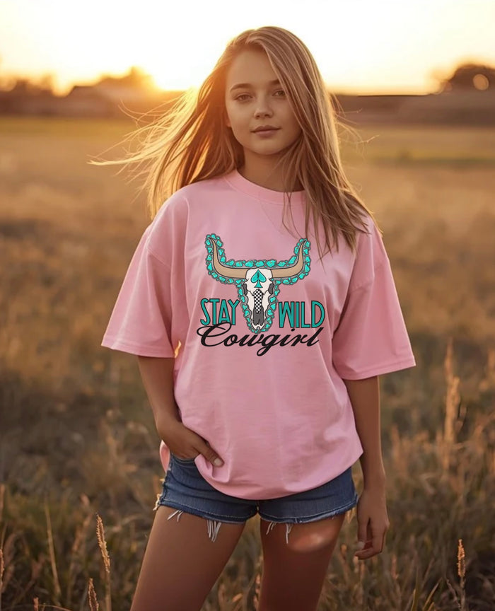 Stay Wild Cowgirl Graphic Tee