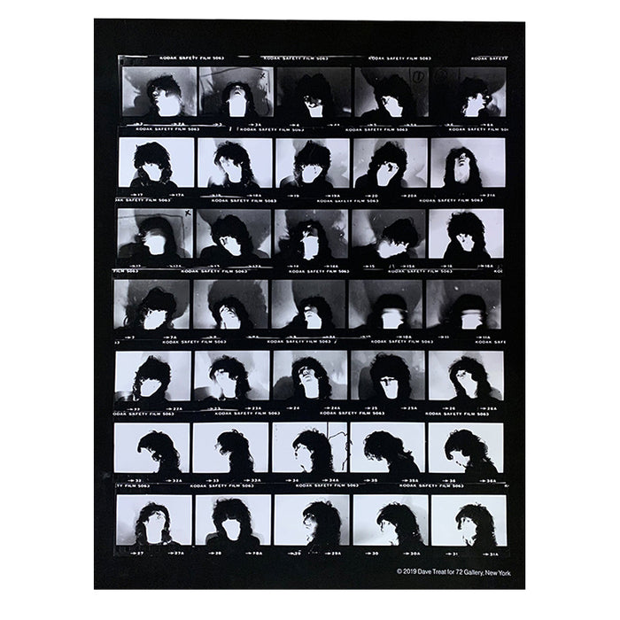 Stiv Bators Contact Sheet Poster - (11x17)