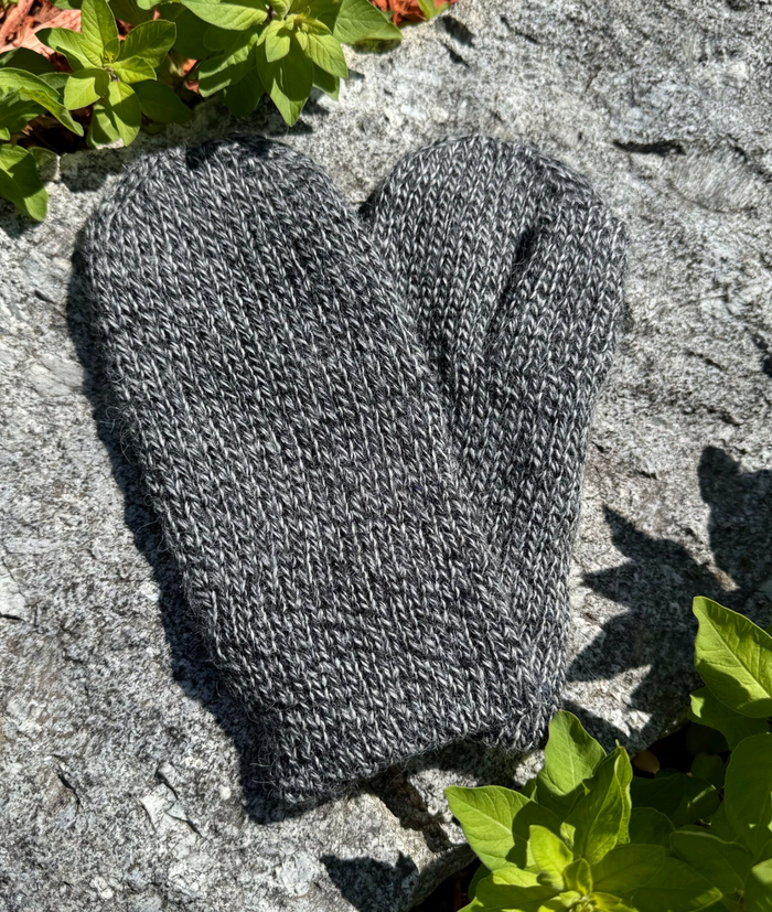 Stone Hearth Salt & Pepper Fleece-Lined Mittens