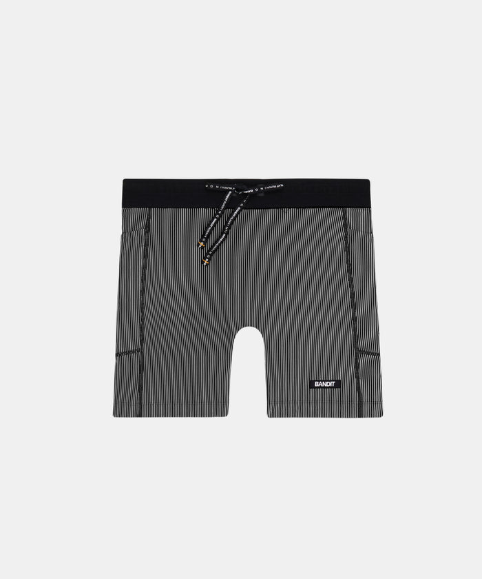 Striped Cadence™ 5" Compression - Black with Chalk