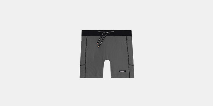 Striped Cadence™ 5" Compression - Black with Chalk