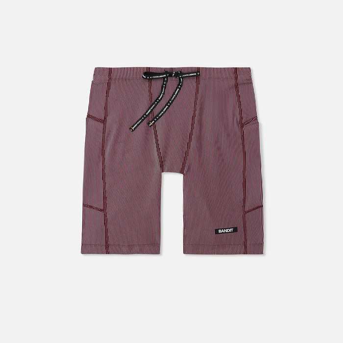 Striped Cadence™ Next Gen 7 Pocket Half Tights - Port