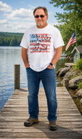 T shirt New World with/Flag