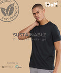 TDOM Men’s Charcoal Melange Crewneck T-Shirt