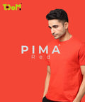 TDOM Premium PIMA Red  Crew Neck T-Shirt