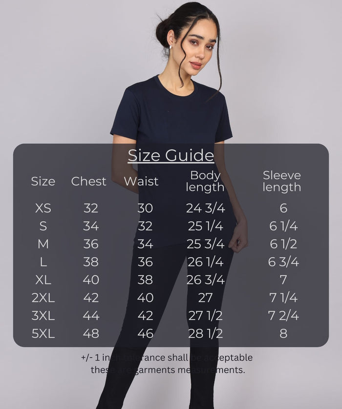 TDOM Women’s Midnight Navy Premium Crew Neck T-Shirt