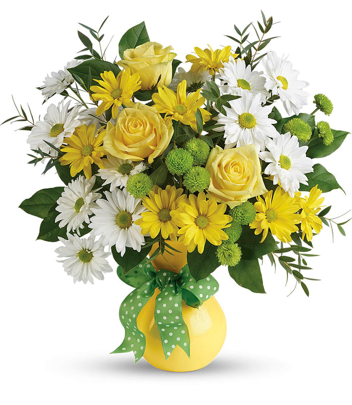 Teleflora Daisies And Dots Bouquet